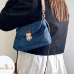 RH-07 Denim Charm Crossbody Bag - Image 2
