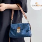 RH-07 Denim Charm Crossbody Bag - Image 3