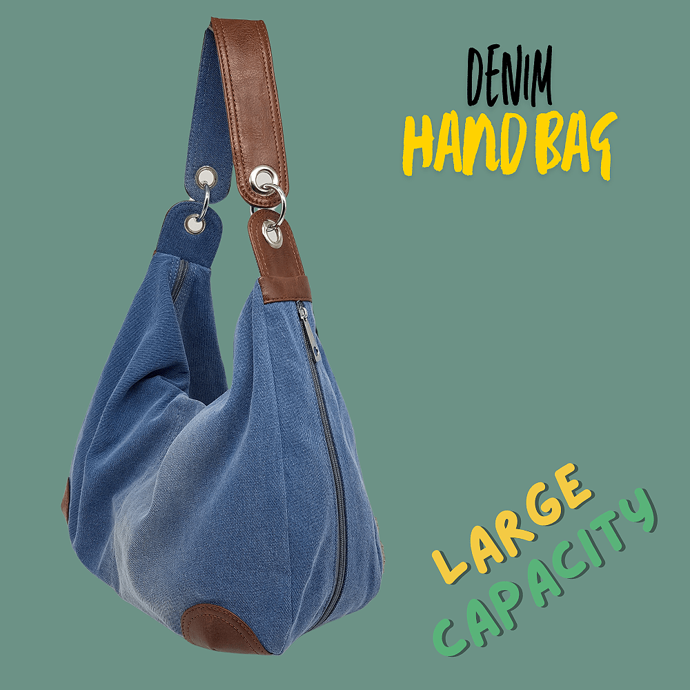 TROUSER (7) Rh-01 Denim Ladies Hand Bag - Image 1
