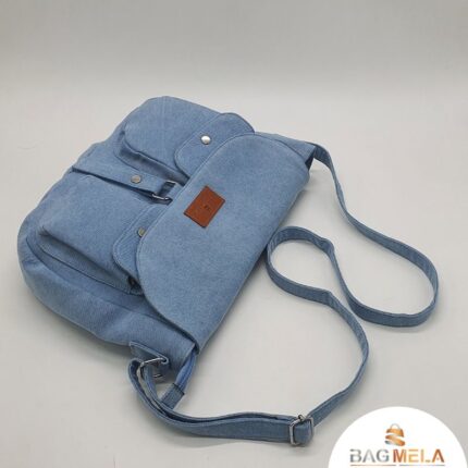 Rh-04 Sky Blue Denim Ladies Side bag